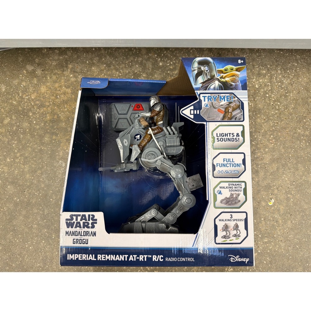Star Wars Mandalorian Imperial Remnant AT-RT RC Walking Walker Jada Toys Disney